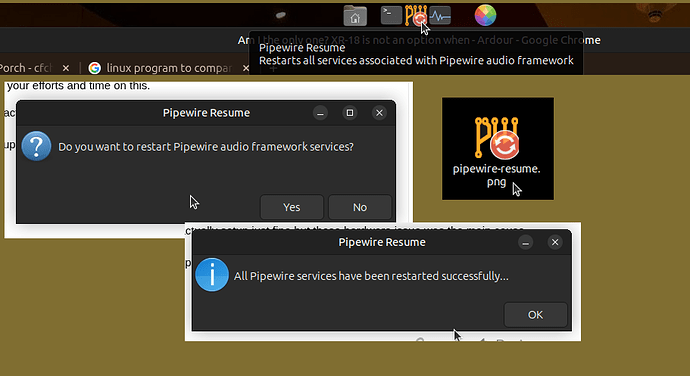 Pipewire-ResumeDialogs