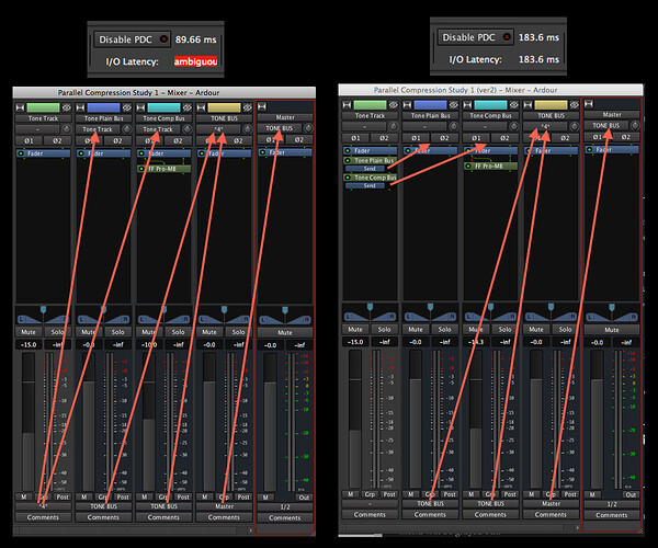 Some Parallel Compression Possibilities in Ardour