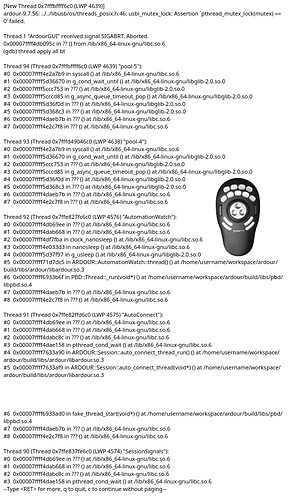 Ardour9.751-ShuttlePro2-crash