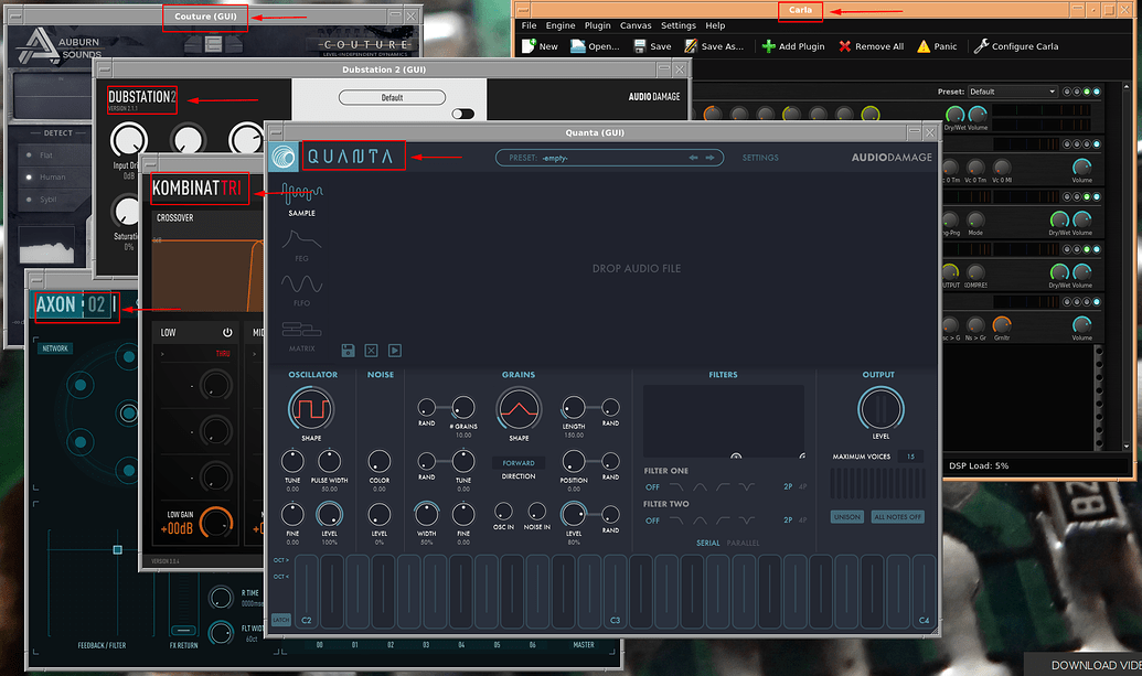 whole vst not showing lmms windows 10
