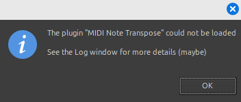 Midi Not Transpose could not be loaded