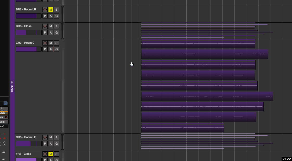 Ardour (v9pre) - Select All Objects